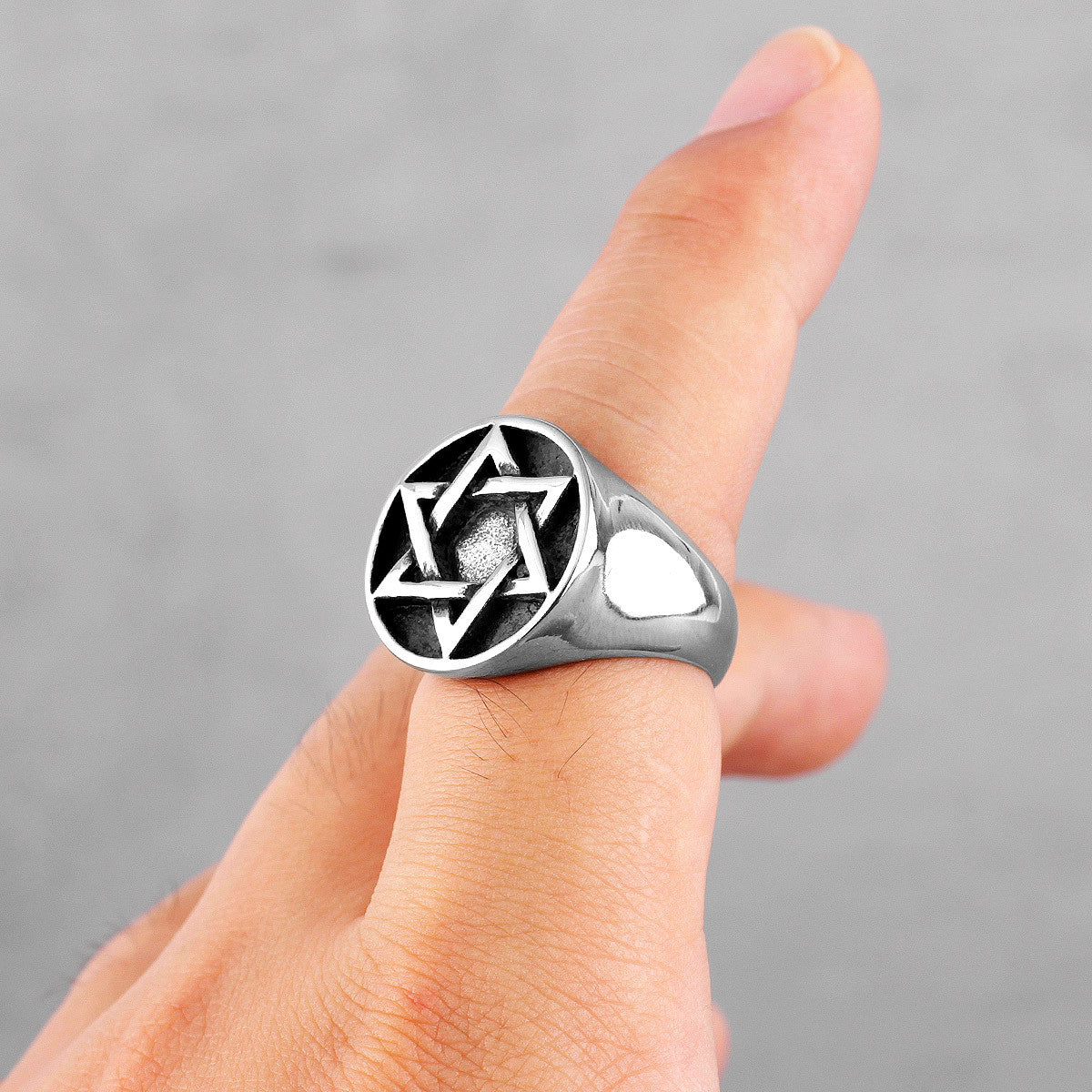 Star Of David | 316L Stainless Steel Judaism Hexagram Spirit Filled Rings