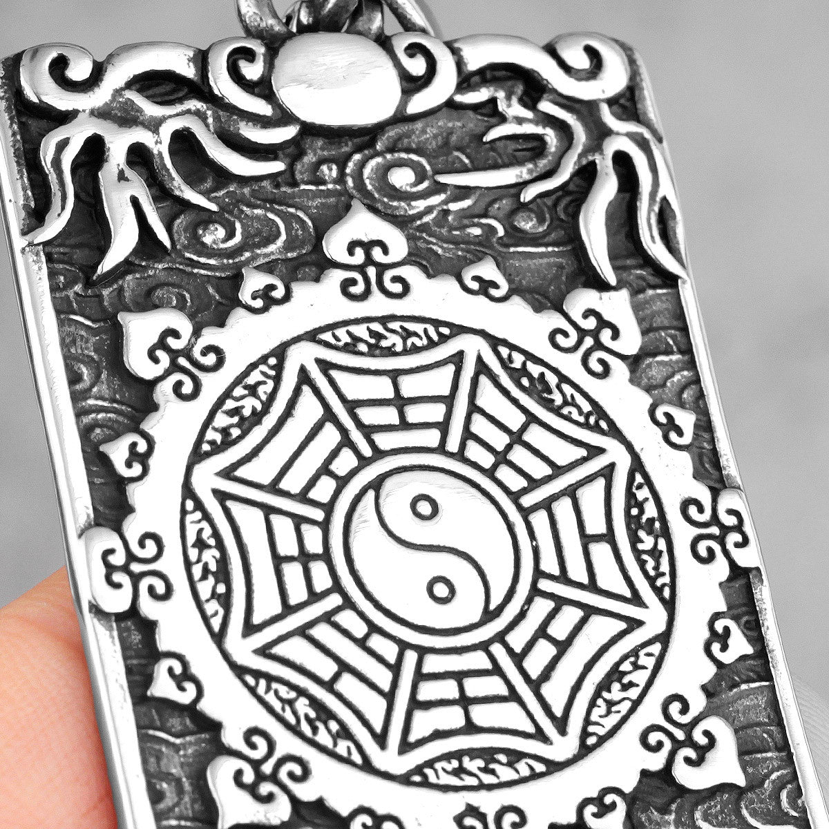 Mens Chinese Unicorn Stainless Steel Brave Troops Street Wear No Fade Pendant