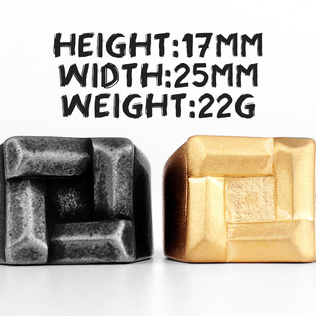 Mens Retro Designer Yotsubashi No Tarnish Stainless Steel Unique Square Street Wear Rings