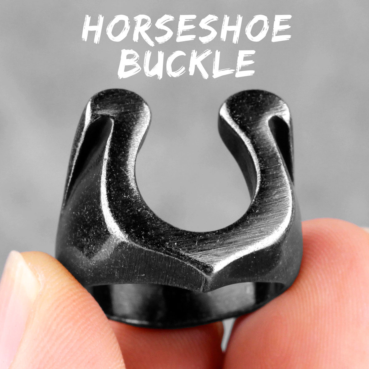 The Horseshoe | No Fade 316L Stainless Steel Lucky Horseshoe Street Stylish Rings