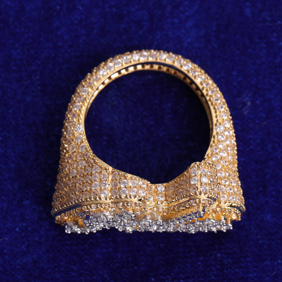 Kiss The Ring | Custom Made Iced Blinged Out VVS Diamond CZ Hip Hop Rings