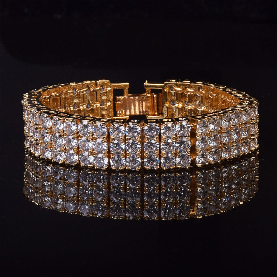 Diamond Cz Stone Pharaoh Bracelet