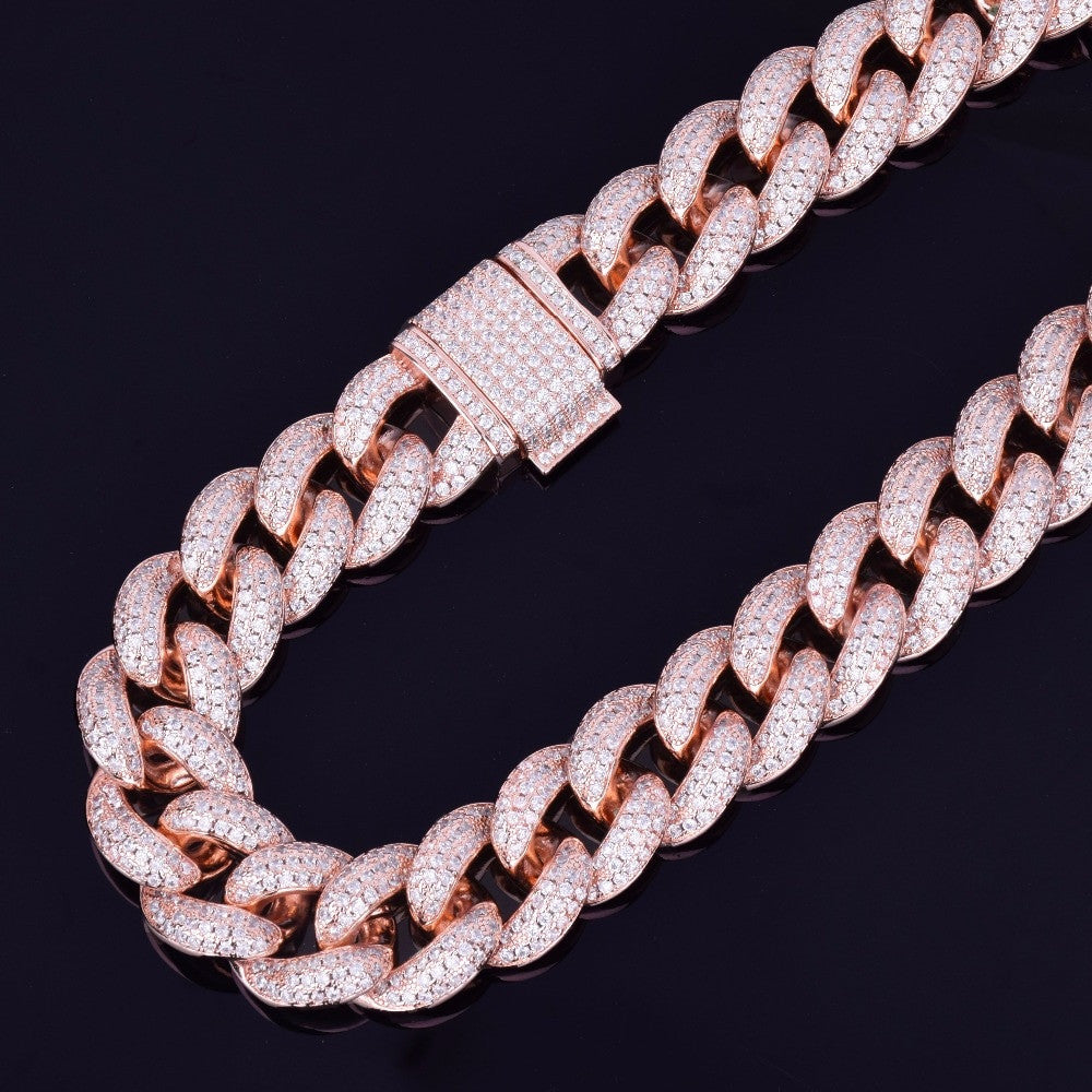 Rose Gold Hip Hop Chains