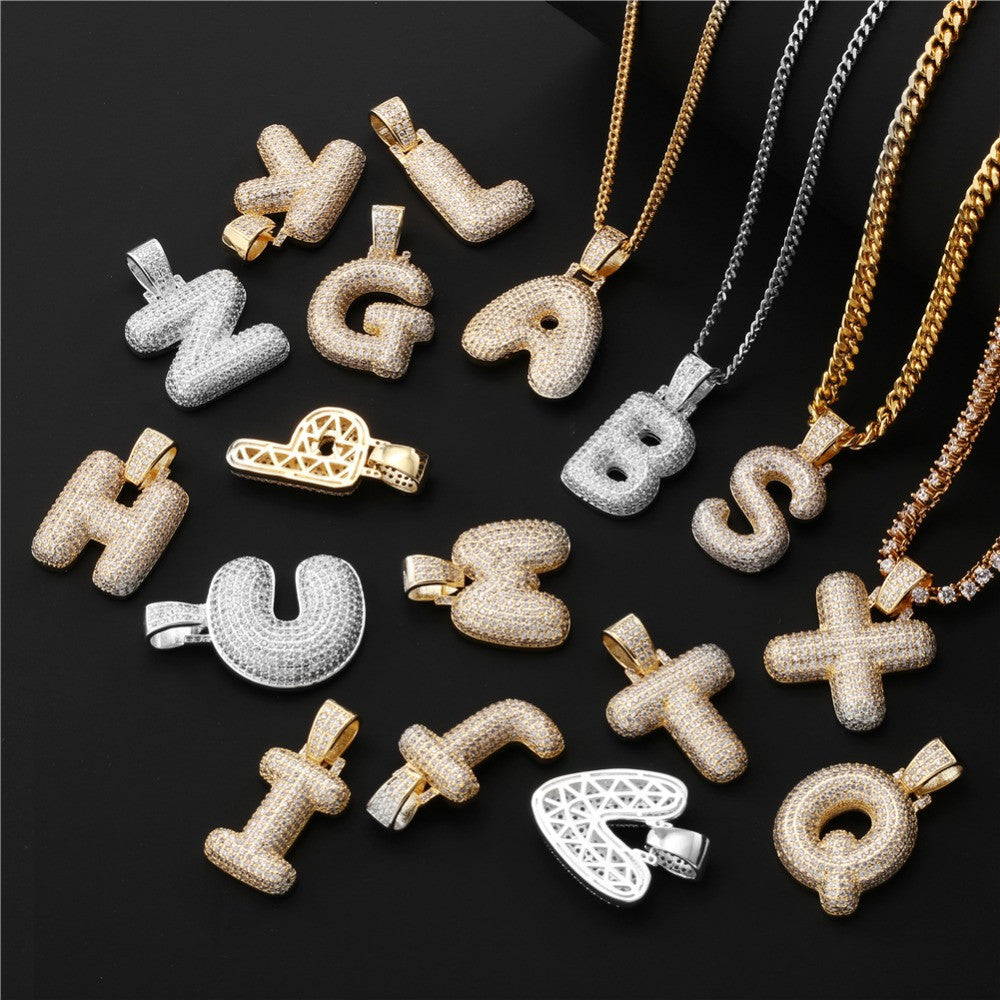 Bling Jewelz Bubble Letter Chains
