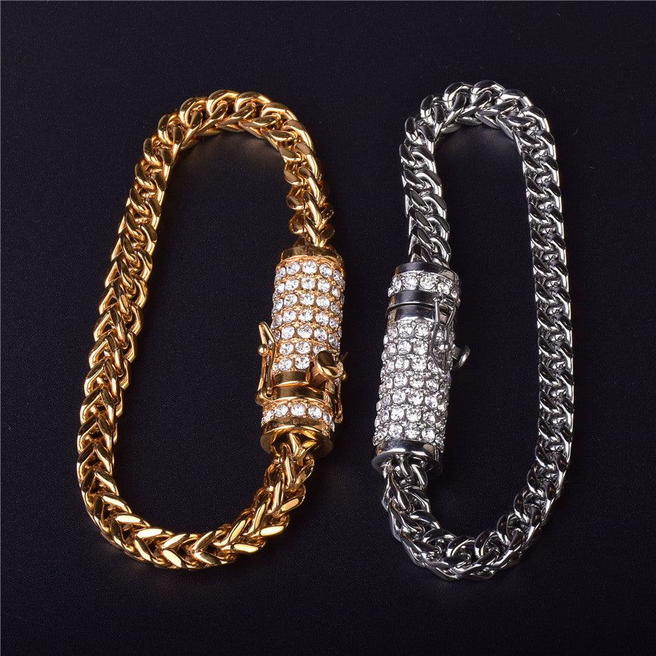 Fox Franco Link Stainless Steel Bracelet