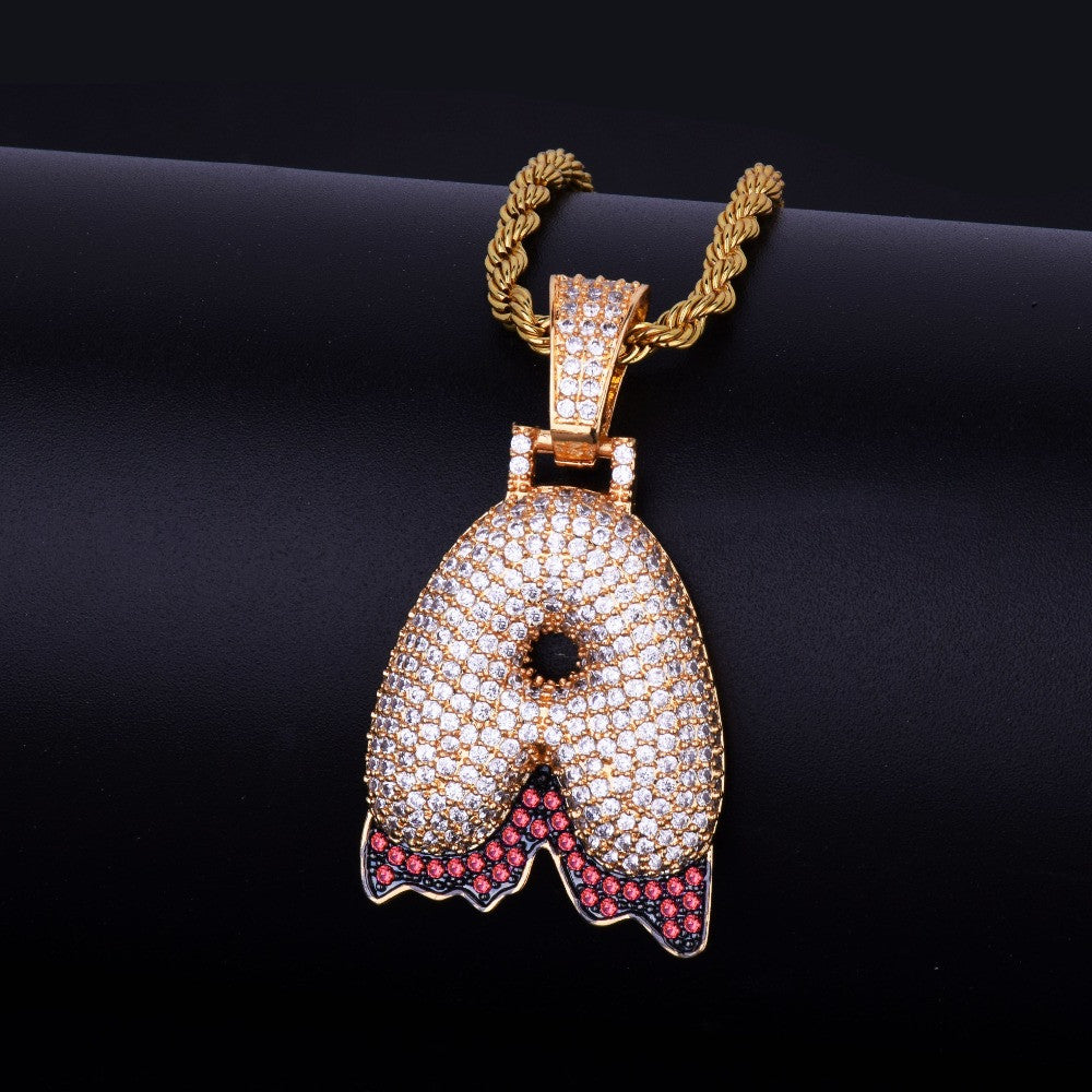 Gold bubble letter chains