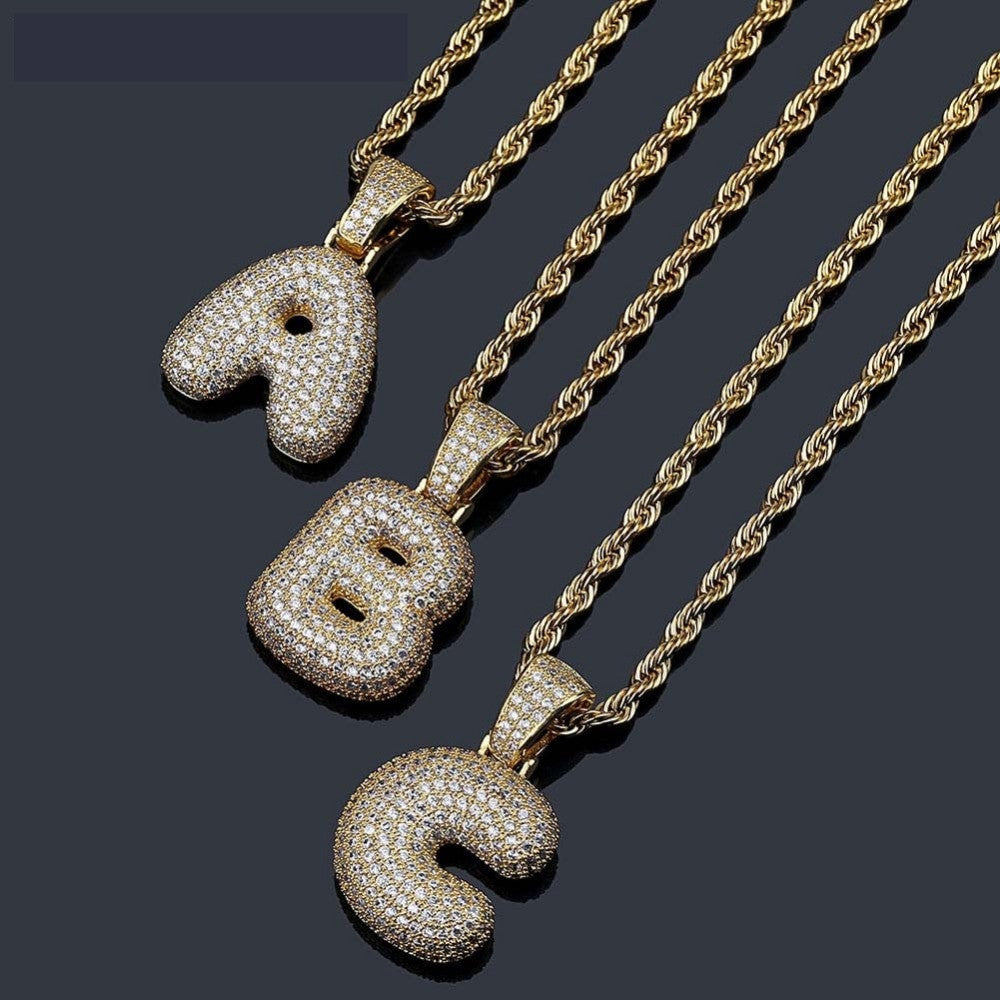 Flooded Ice Bubble Letters
