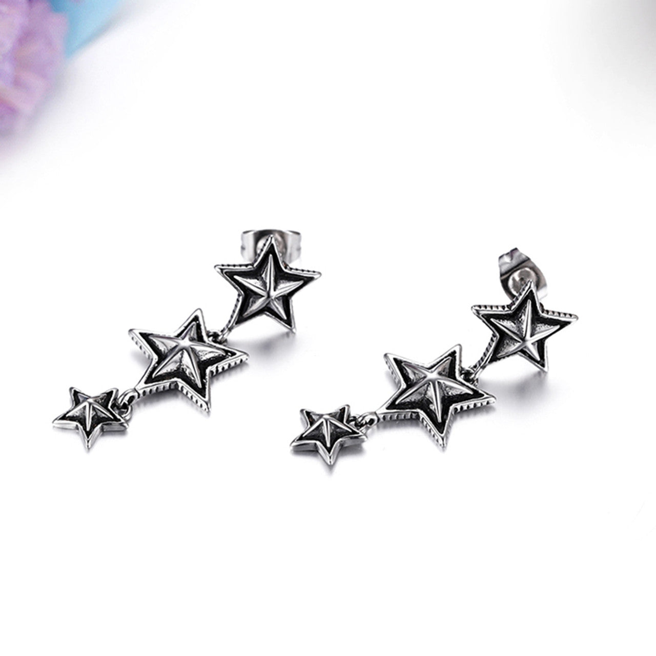 A Star Is Born | No Fade Stainless Steel Dangle Earrings