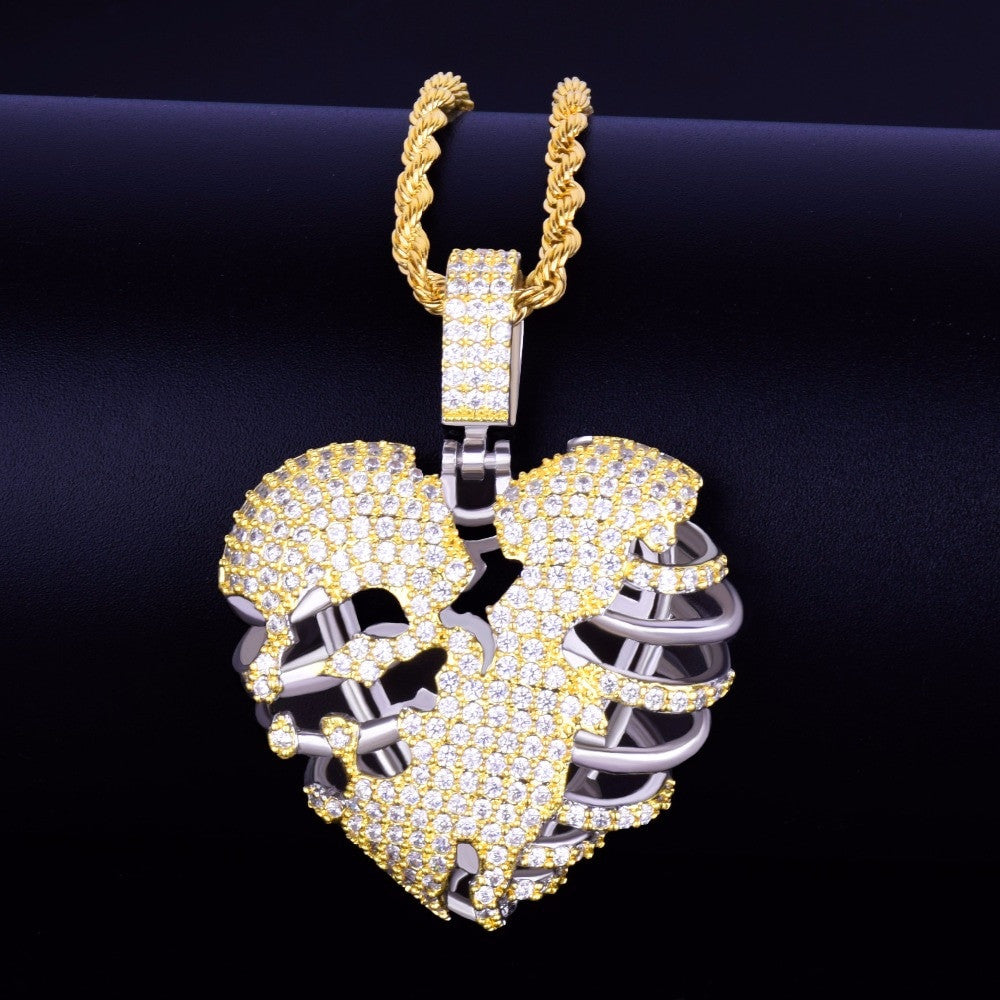Gold 2 Hip Hop Pendant