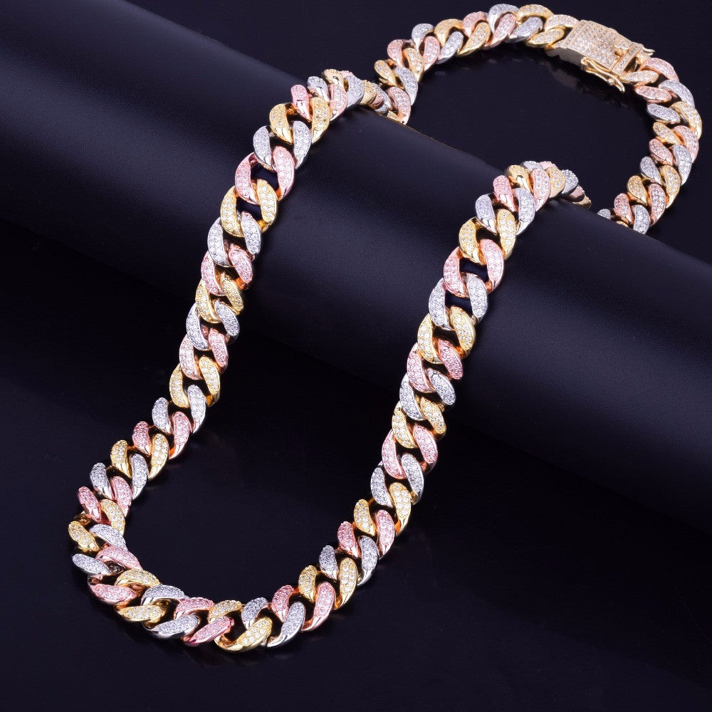 24k Gold Cuban Link Chain Necklace