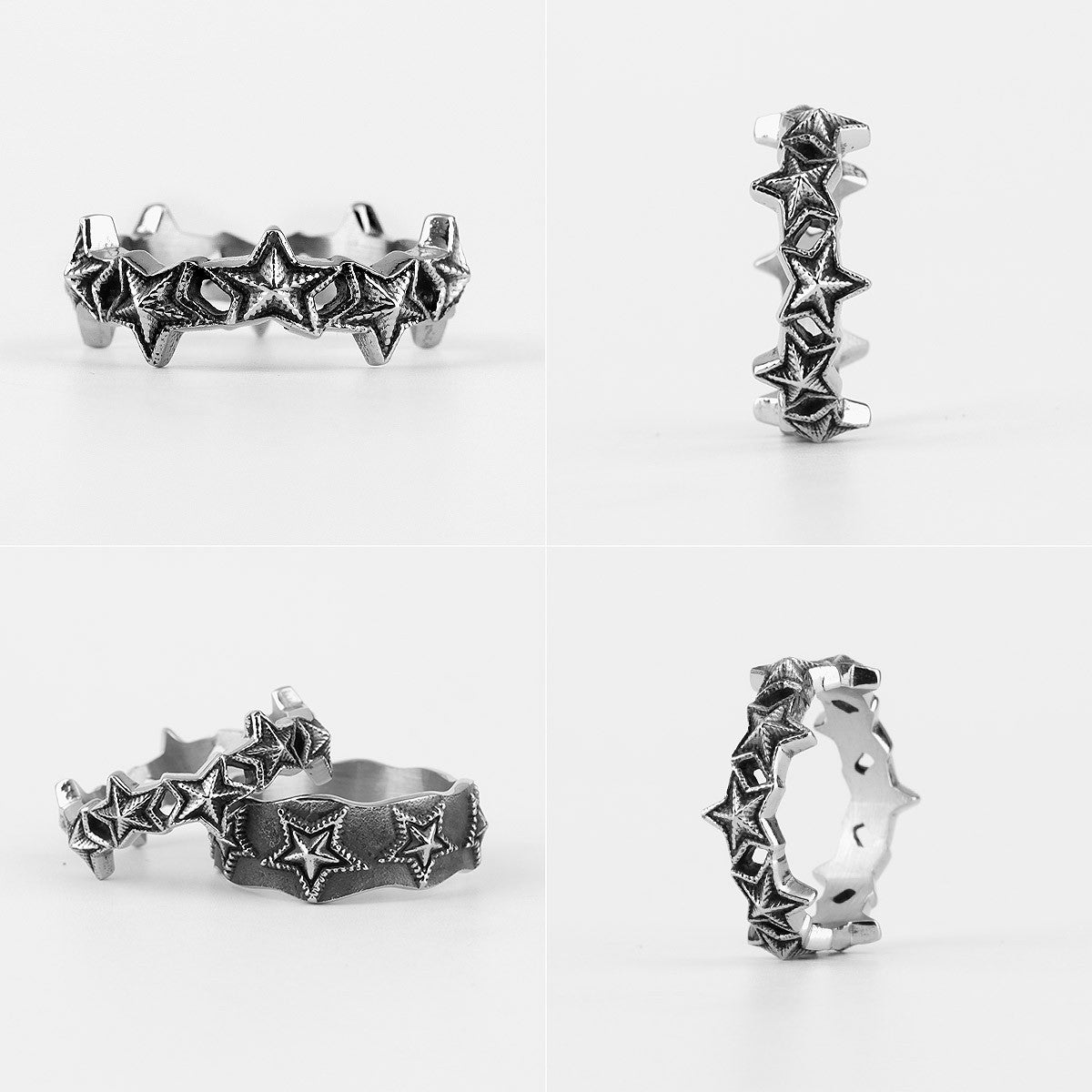Star Struck | Couples 316L no Fade Stainless Steel Starry Night Lover Rings
