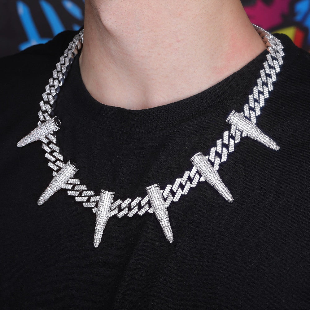 Chopper City Custom Bullet Chain Hip Hop Pendant Chain Necklace