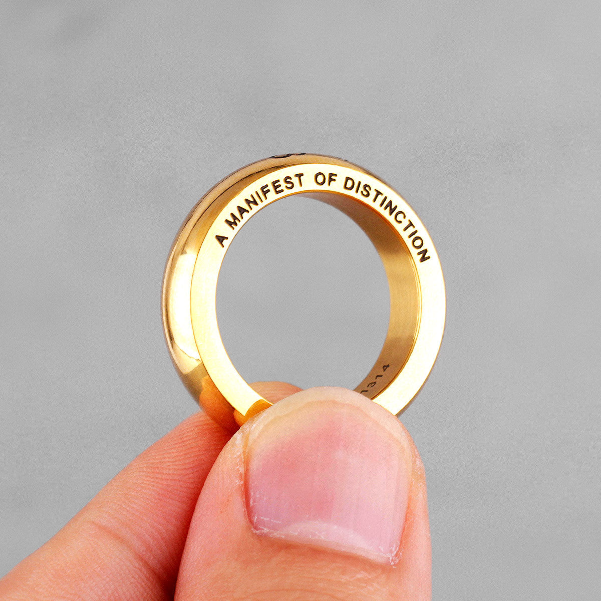 Retro Lovers | 1314 Couples Gold Silver Black No Fade Stainless Steel Rings