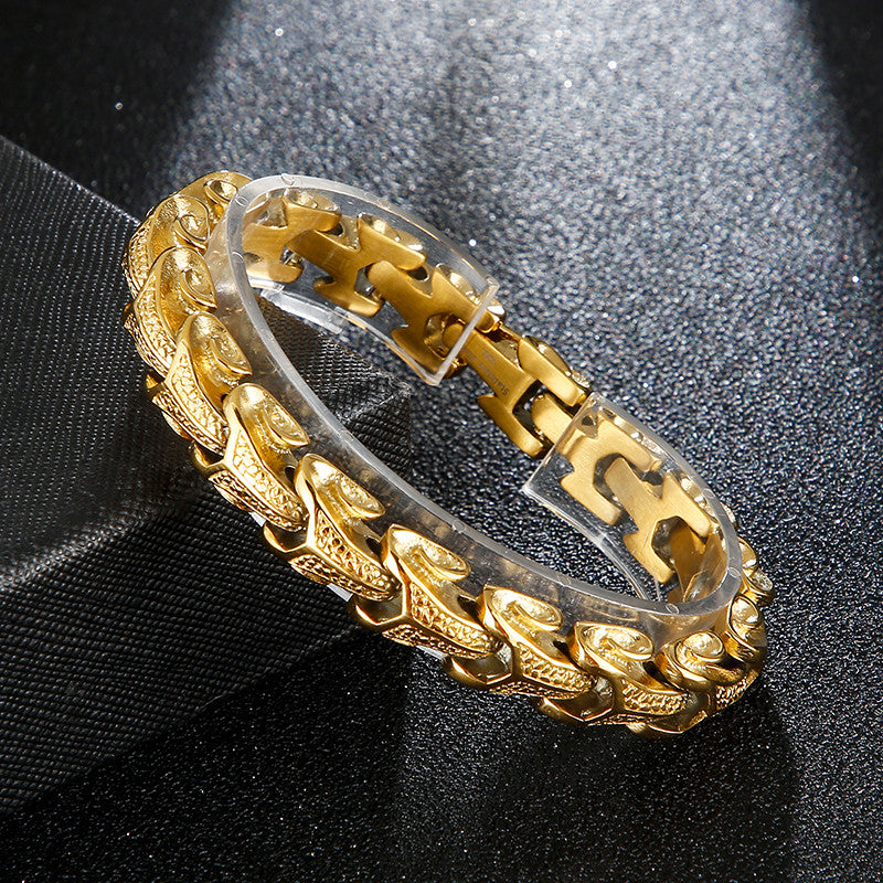 Dragonhide | Mens No Fade Stainless Steel Street Wear Bracelet