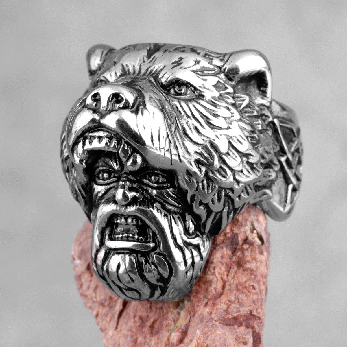 Viking Warrior | 316L Stainless Steel Strength Under Pressure Street Wear Rings