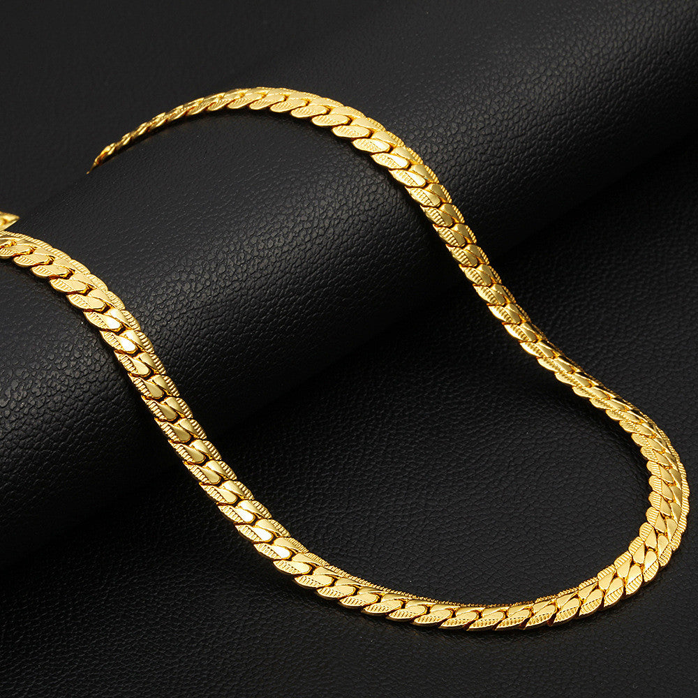 The Snake Link | Solid No Fade Stainless Steel Street Wear Chain Necklace