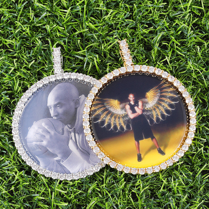 Be Legendary | Custom Made VVS Diamond CZ 4 Prong Set Hip Hop Picture Pendant