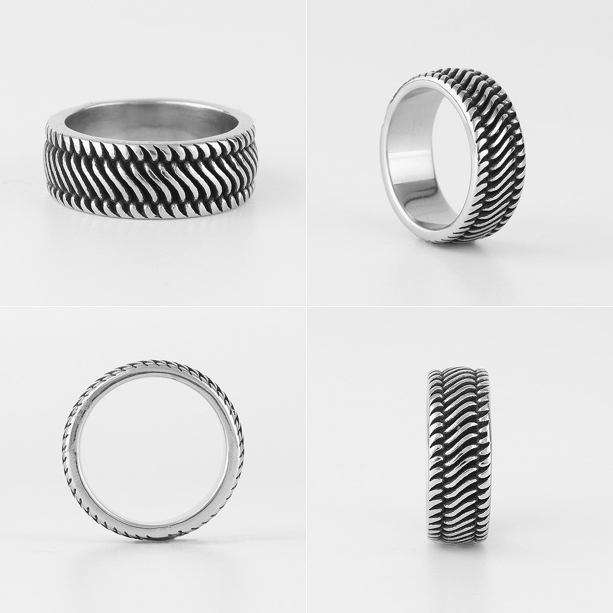 Tires | 316L Stainless Steel Wheel Tire Street Wear Hip Hop Rings