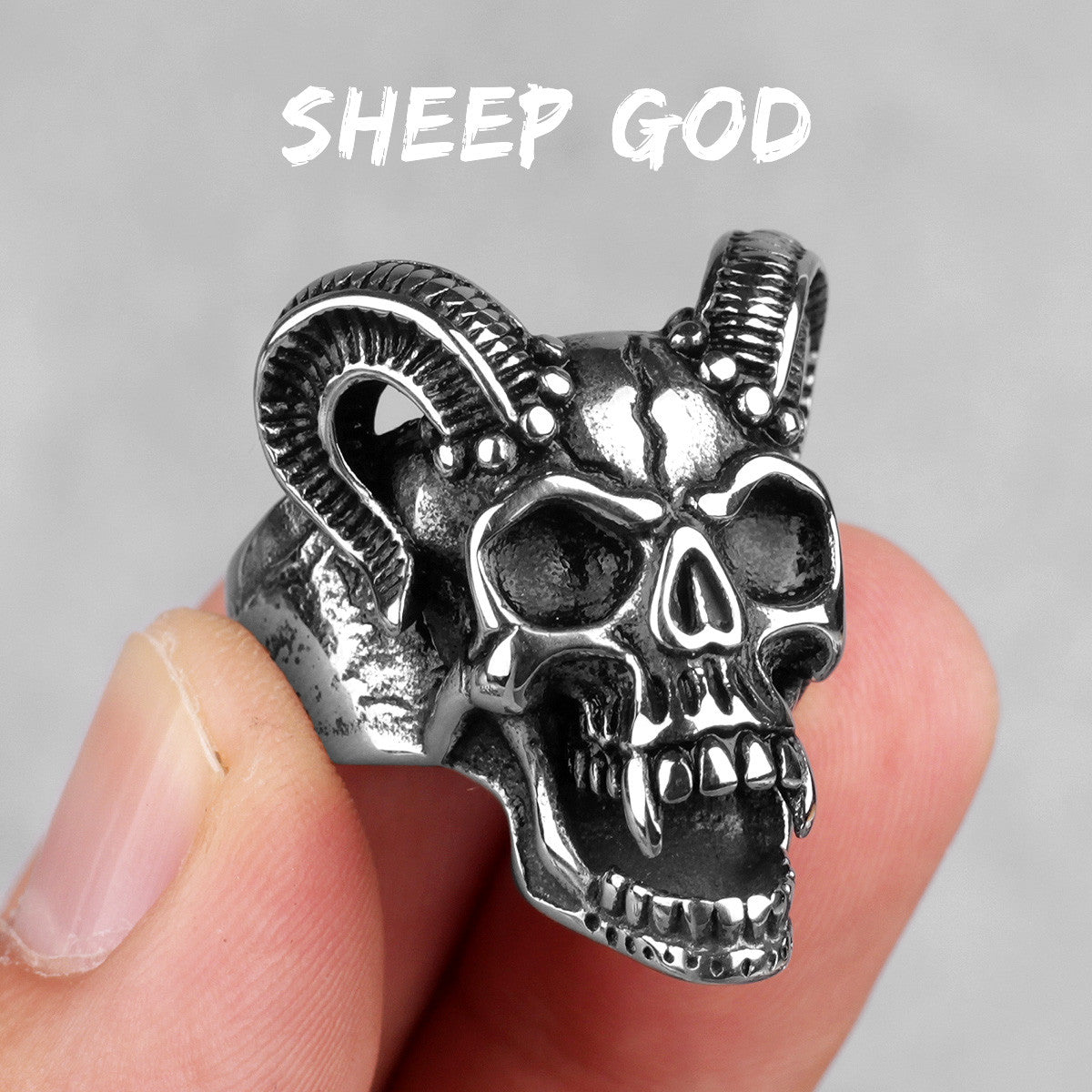 Skull Head Collection | Stainless Steel Wicked Skulls 316L No Fade Bike Skull Rings