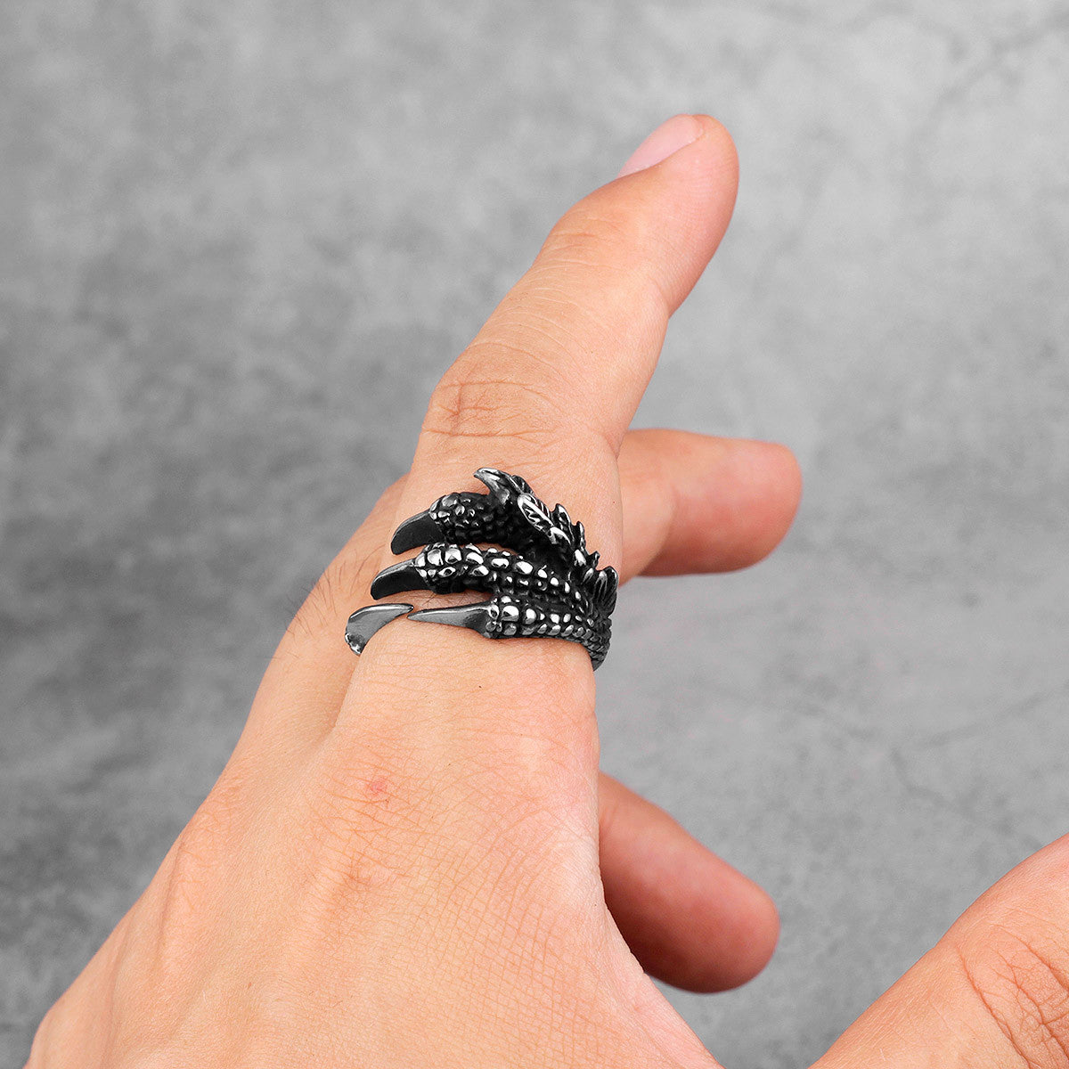Evil Dragon Claw | 316L No Fade Stainless Steel Men's Street Wear Ring