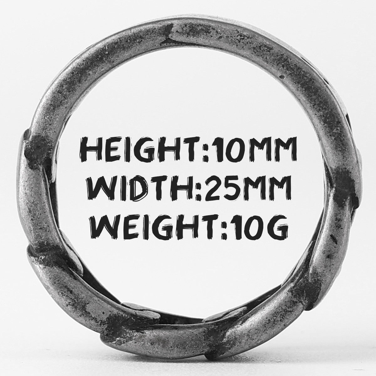 Cuban Link 1314 Forever Love 316L No Fade Stainless Steel Street Wear Rings