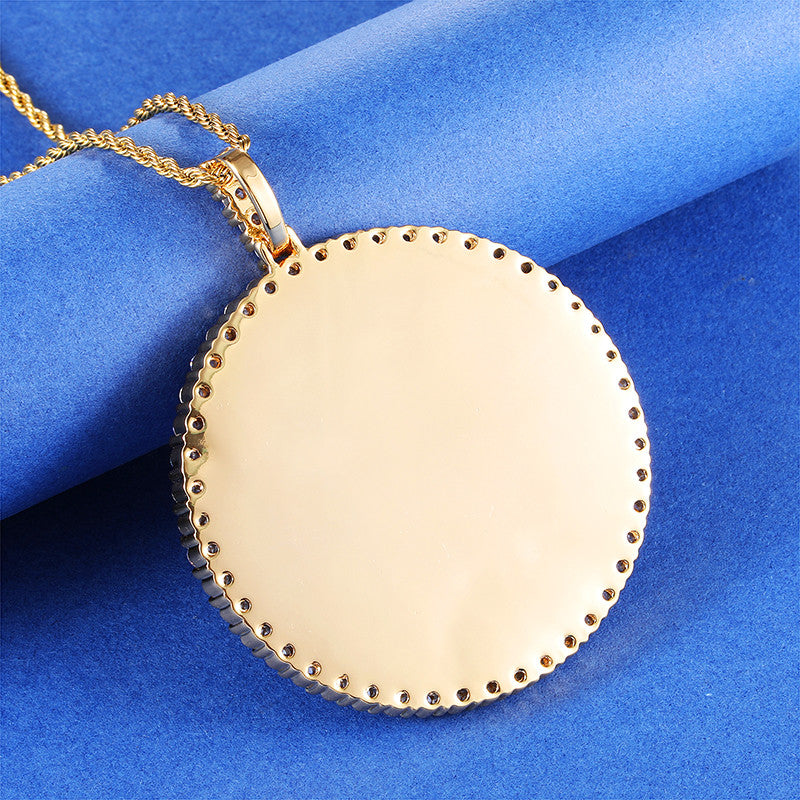 Be Legendary | Custom Made VVS Diamond CZ 4 Prong Set Hip Hop Picture Pendant