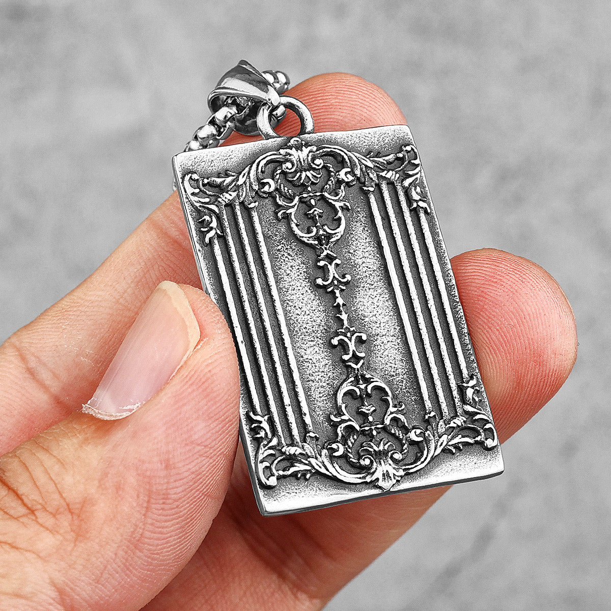 King Of Spades | Stainless Steel Skull Spade King Poker Card Street Style Pendant