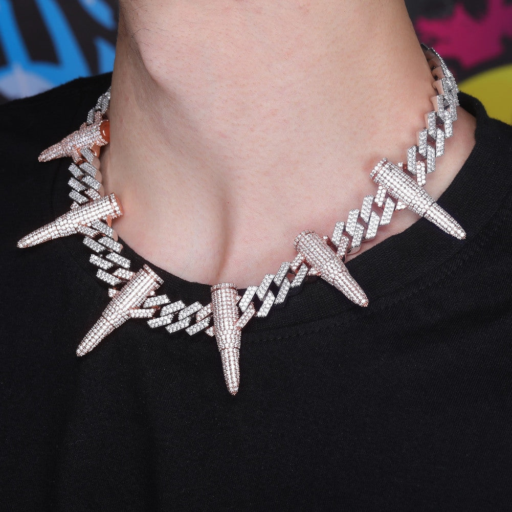 Chopper City Custom Bullet Chain Hip Hop Pendant Chain Necklace