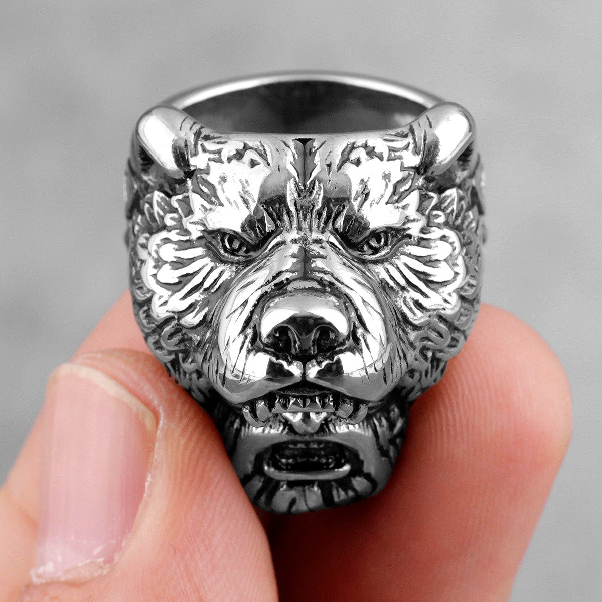 Viking Warrior | 316L Stainless Steel Strength Under Pressure Street Wear Rings