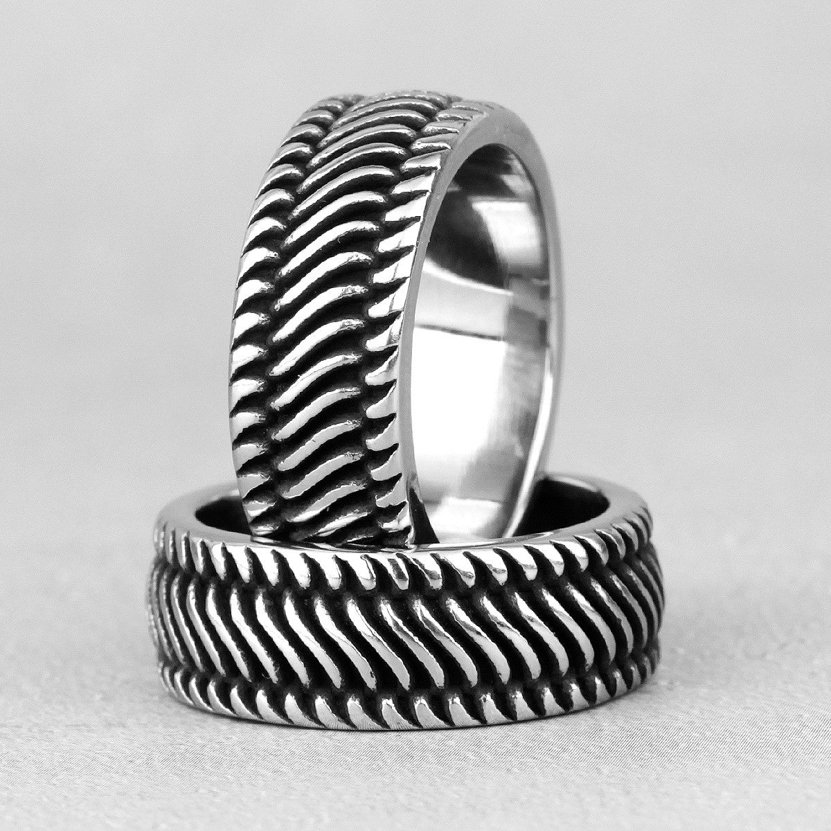 Tires | 316L Stainless Steel Wheel Tire Street Wear Hip Hop Rings