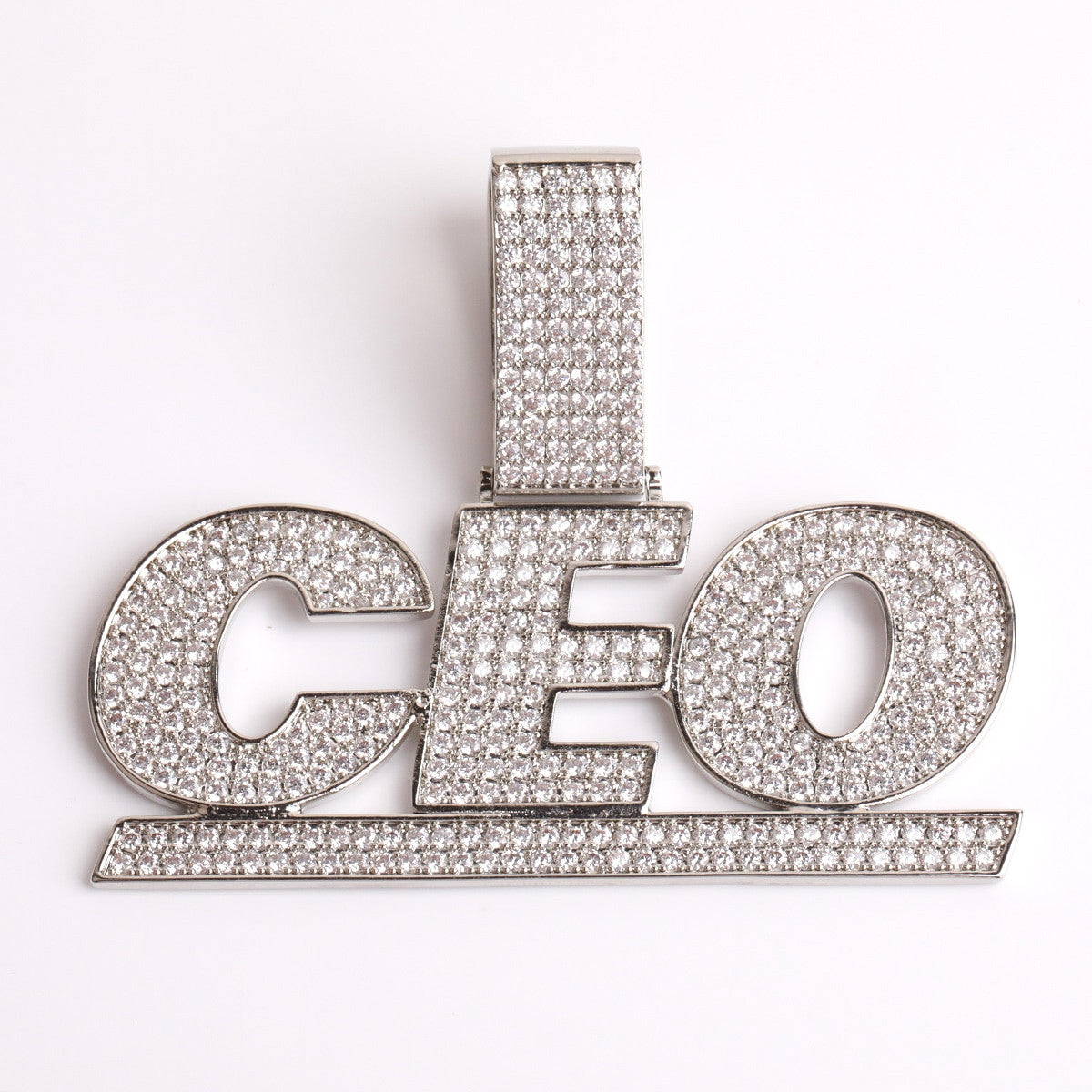 Boss Baller 5A Flooded Ice Hip Hop Custom Name Personalized Pendant Chain Necklace