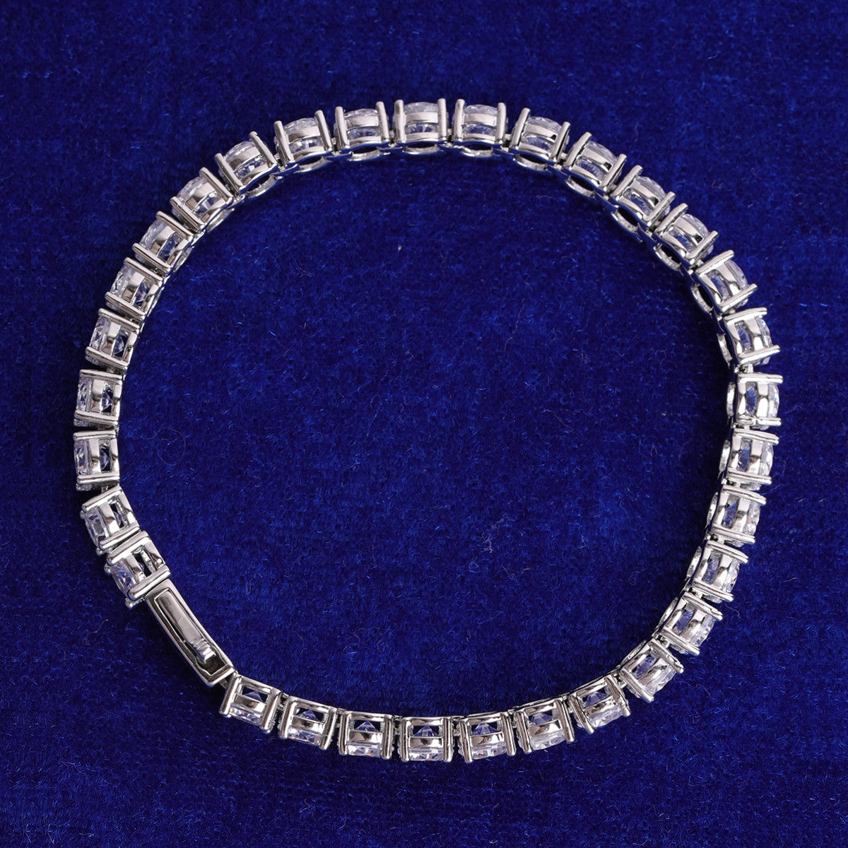 Still Water | VVS Diamond CZ Spring Clasp 3mm-6mm Bling Tennis Chain Bracelet