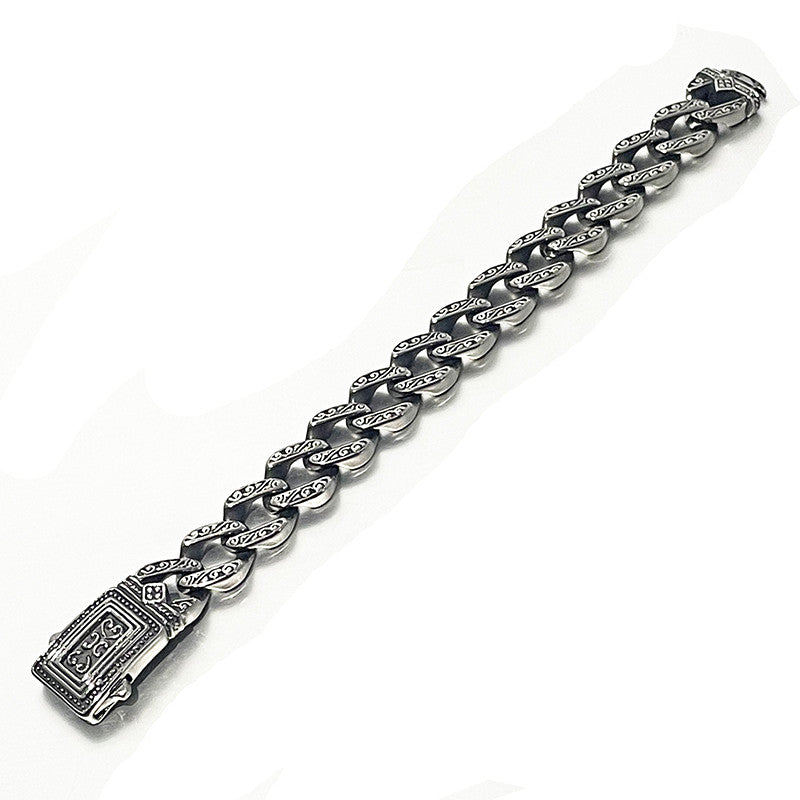 Fearless Guardian | Mens No Fade Stainless Steel Street Rock Totem Bracelet
