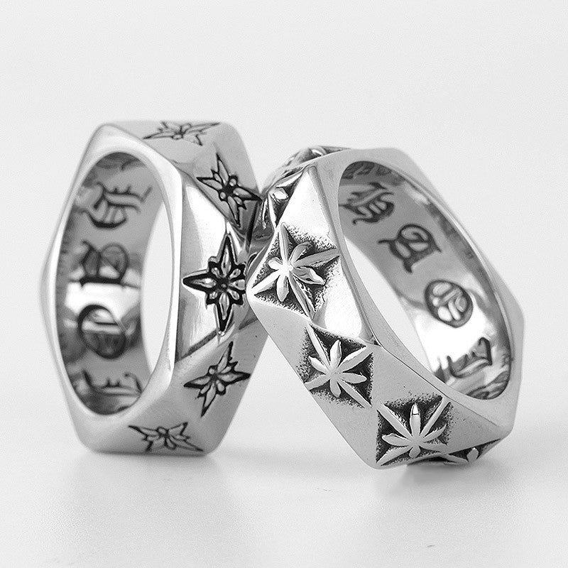 3D Polaris Star | 316L Stainless Steel Polygon Star System No Fade Unique Personality Ring