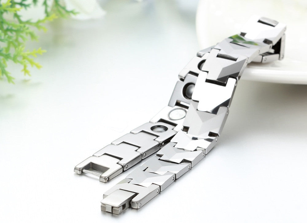 Watch Bracelet Style Magnetic Stone No Fade Tungsten Carbide Street Wear Casual Bracelets