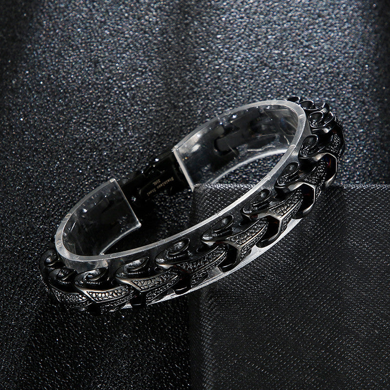 Dragonhide | Mens No Fade Stainless Steel Street Wear Bracelet