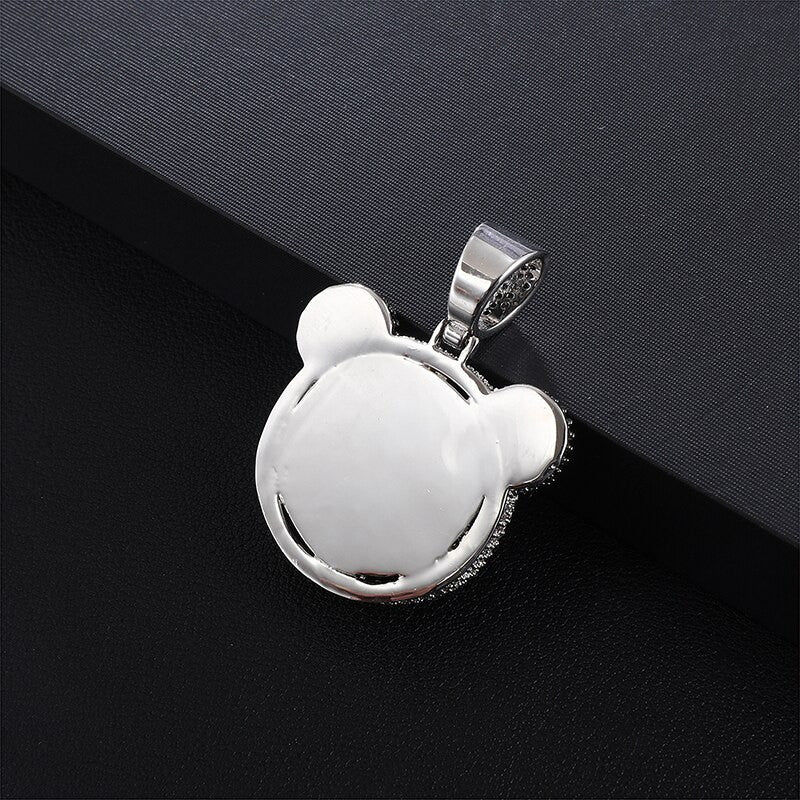 Panda | VVS Diamond CZ Panda Bear Bling Pendant Chain Necklace