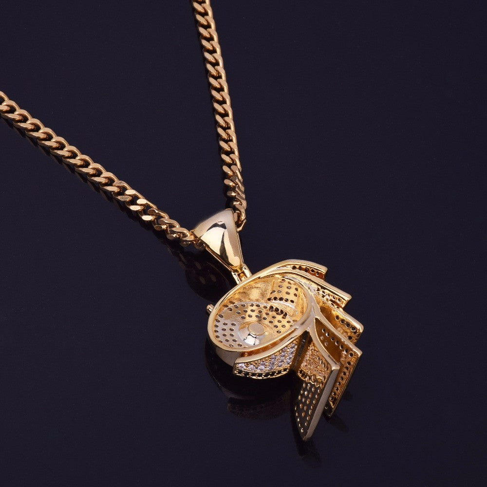 Golden Wipe | 24k Gold 925 Silver Hip Hop Toilet Paper Money Roll Pendant