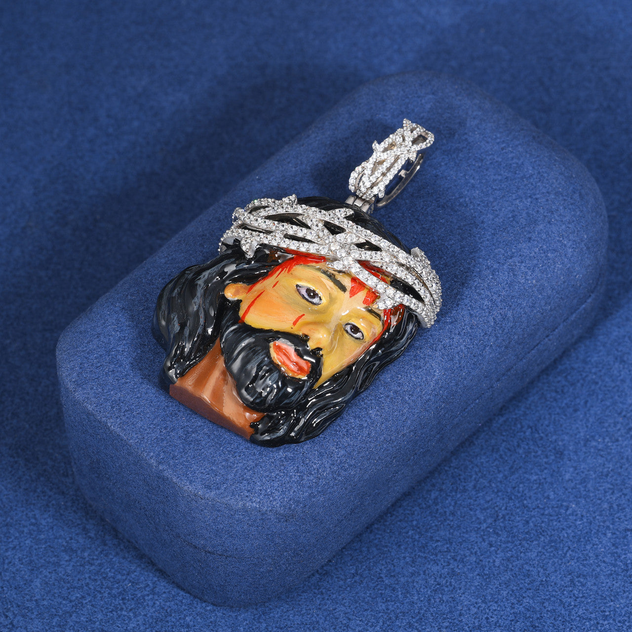 Jesus Christ Superstar | Moissanite VVS Diamond Crown Of Thorns Hip Hop Pendant
