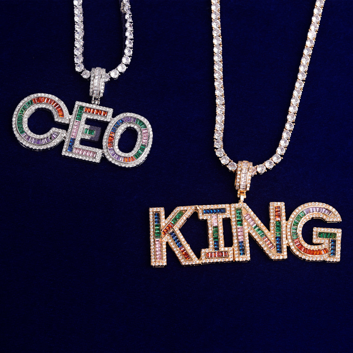 Candy Crushed | Ice VVS Diamond CZ Baguette Stone Custom Hip Hop Pendant