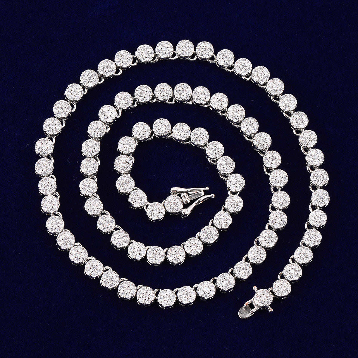 Sprinkled Ice | Prong Set VVS Diamond CZ Prong Set Hip Hop Chain Necklace