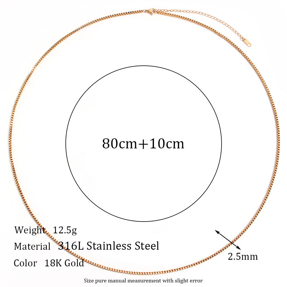 Street Style Summer Beach 18k Gold Waterproof Belly Body Waist Chain