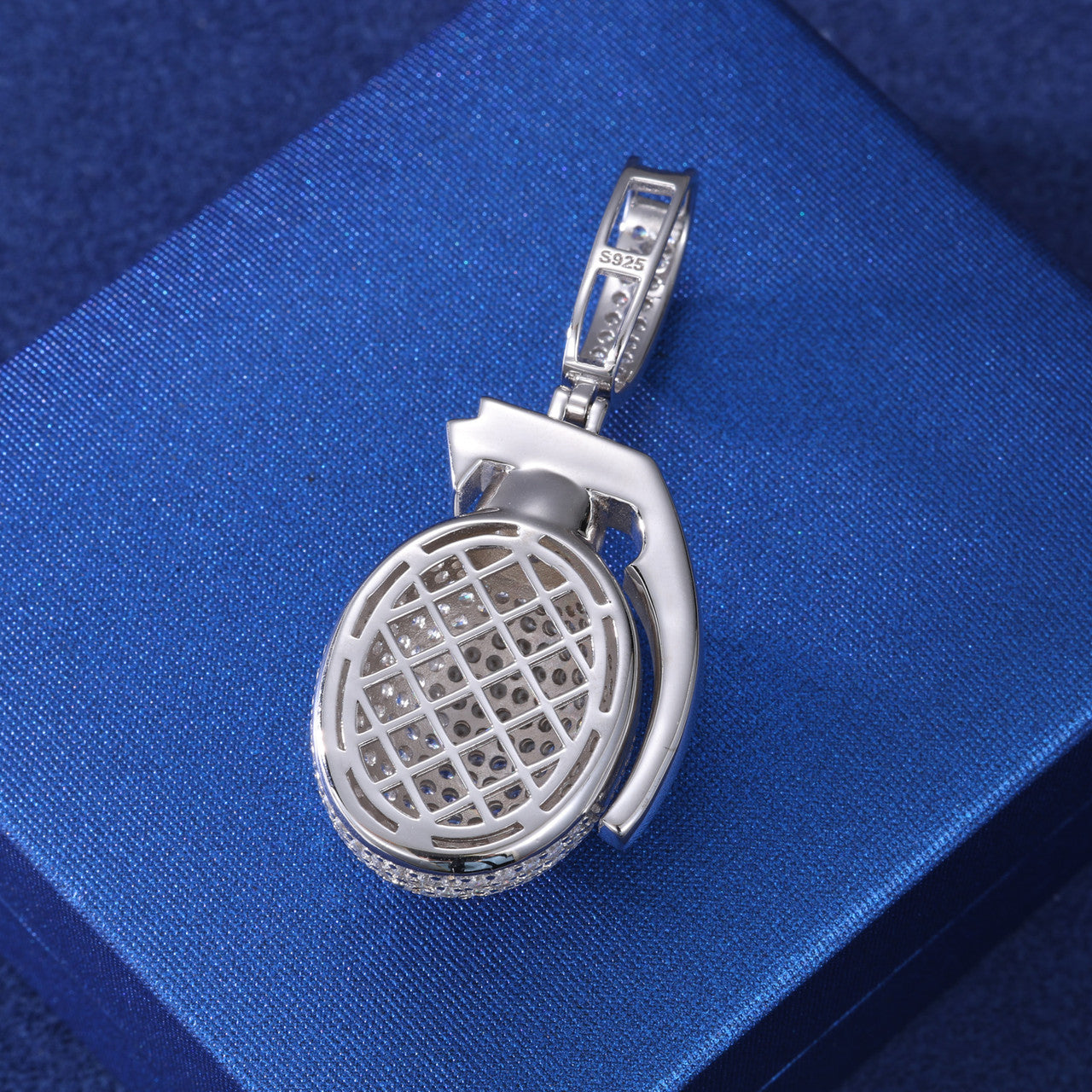 Just Bombs | Moissanite Diamond Sterling Silver D Color Grenade Hip Hop Pendants