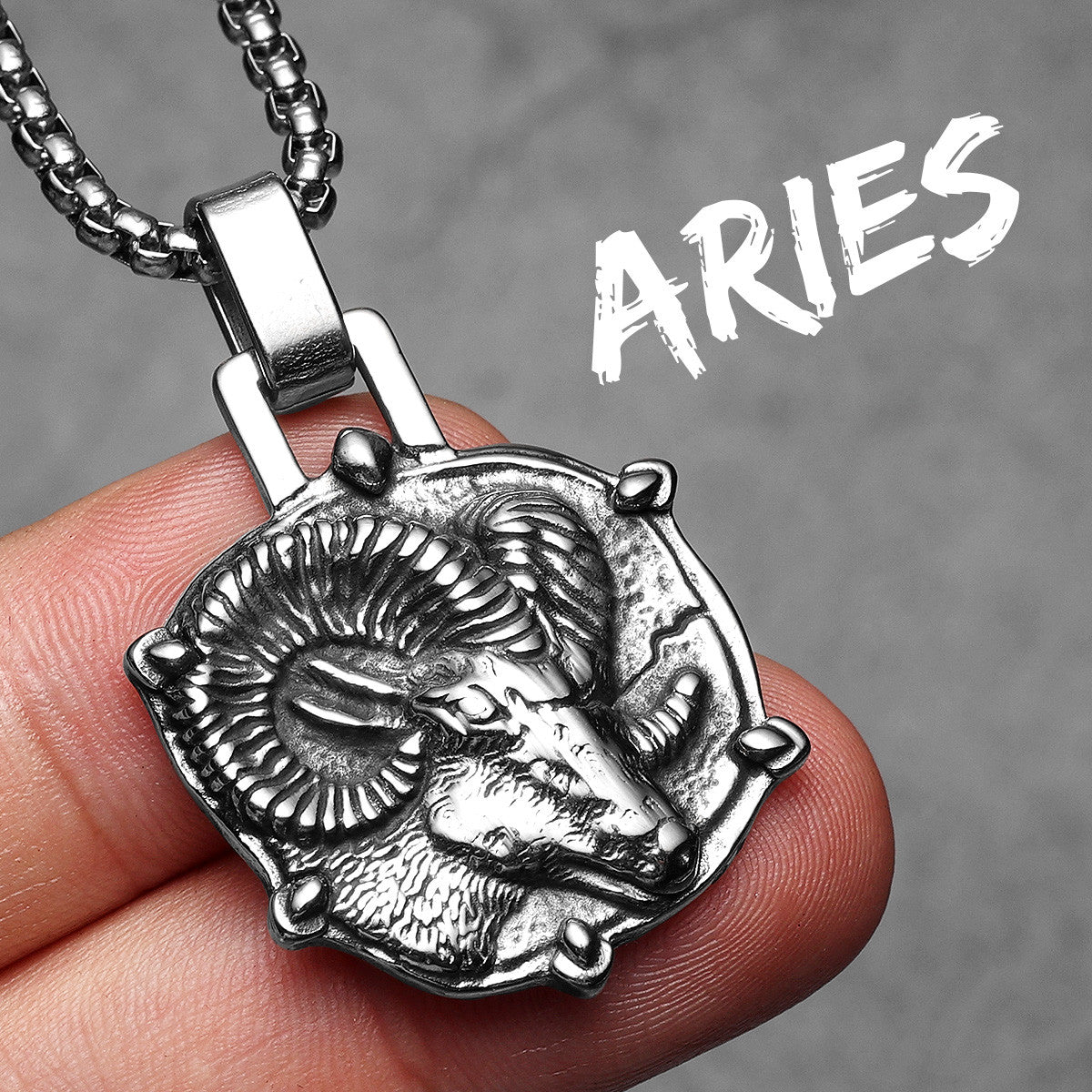 12 Constellations | 316L No Fade Stainless Steel Zodiac Sign Astrological Street Wear Pendants