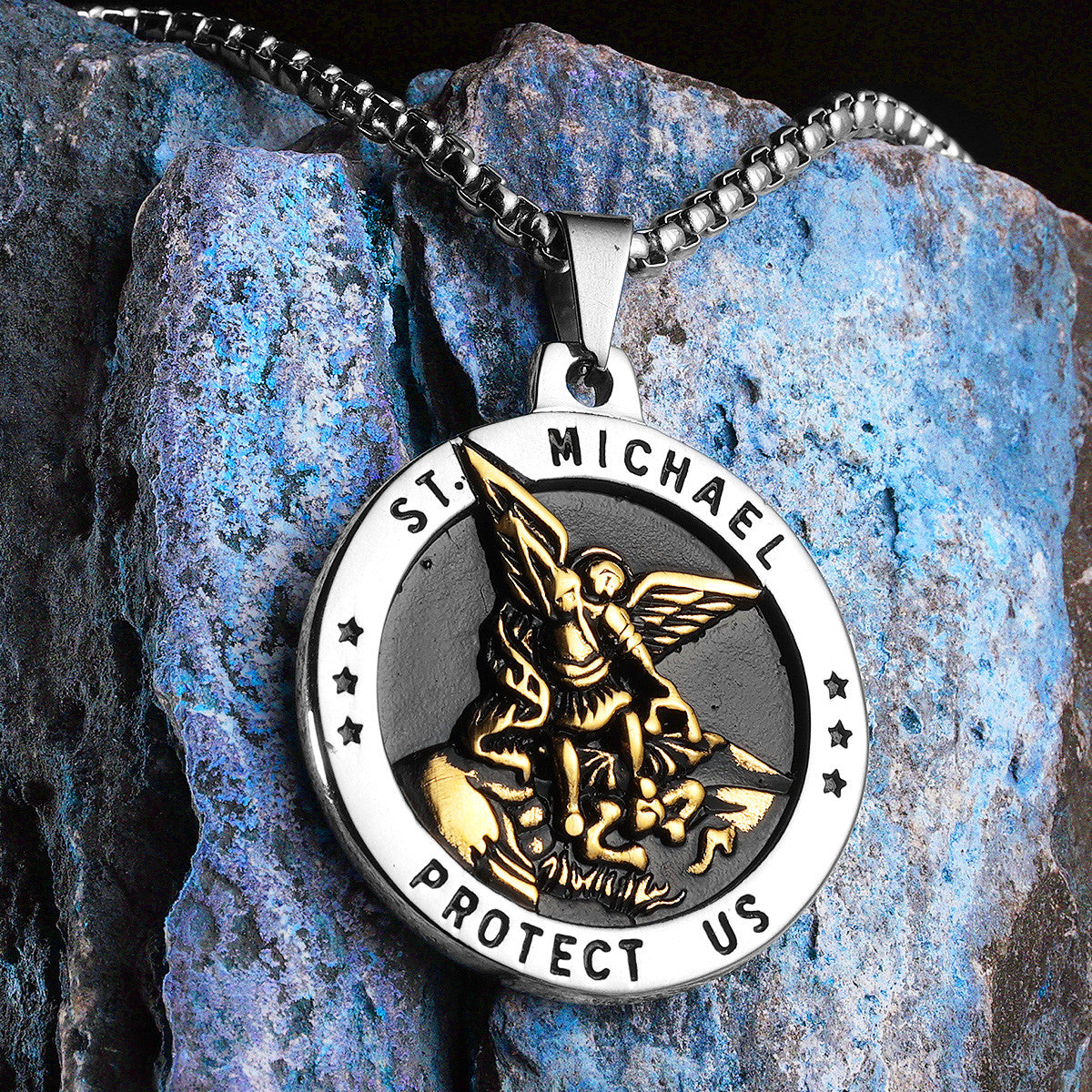 St.Michael | Arch Angel Stainless Steel Street Wear Divine Protection Pendant