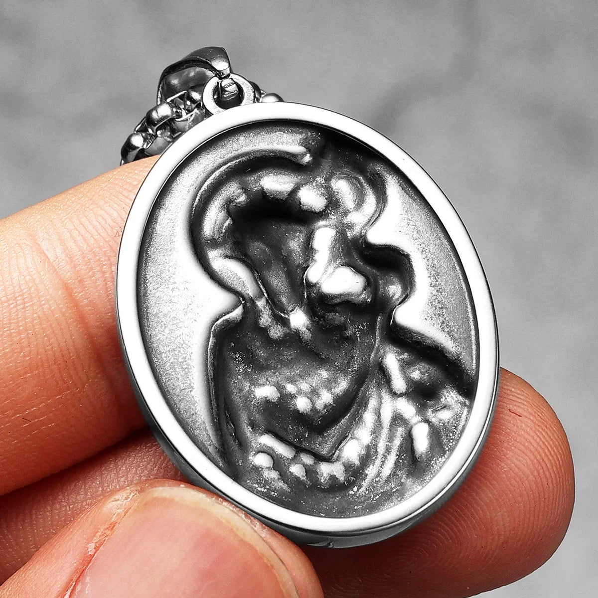 Saint John | 316L No Fade Stainless Steel Powerful Amulet Spiritual Chain Pendant