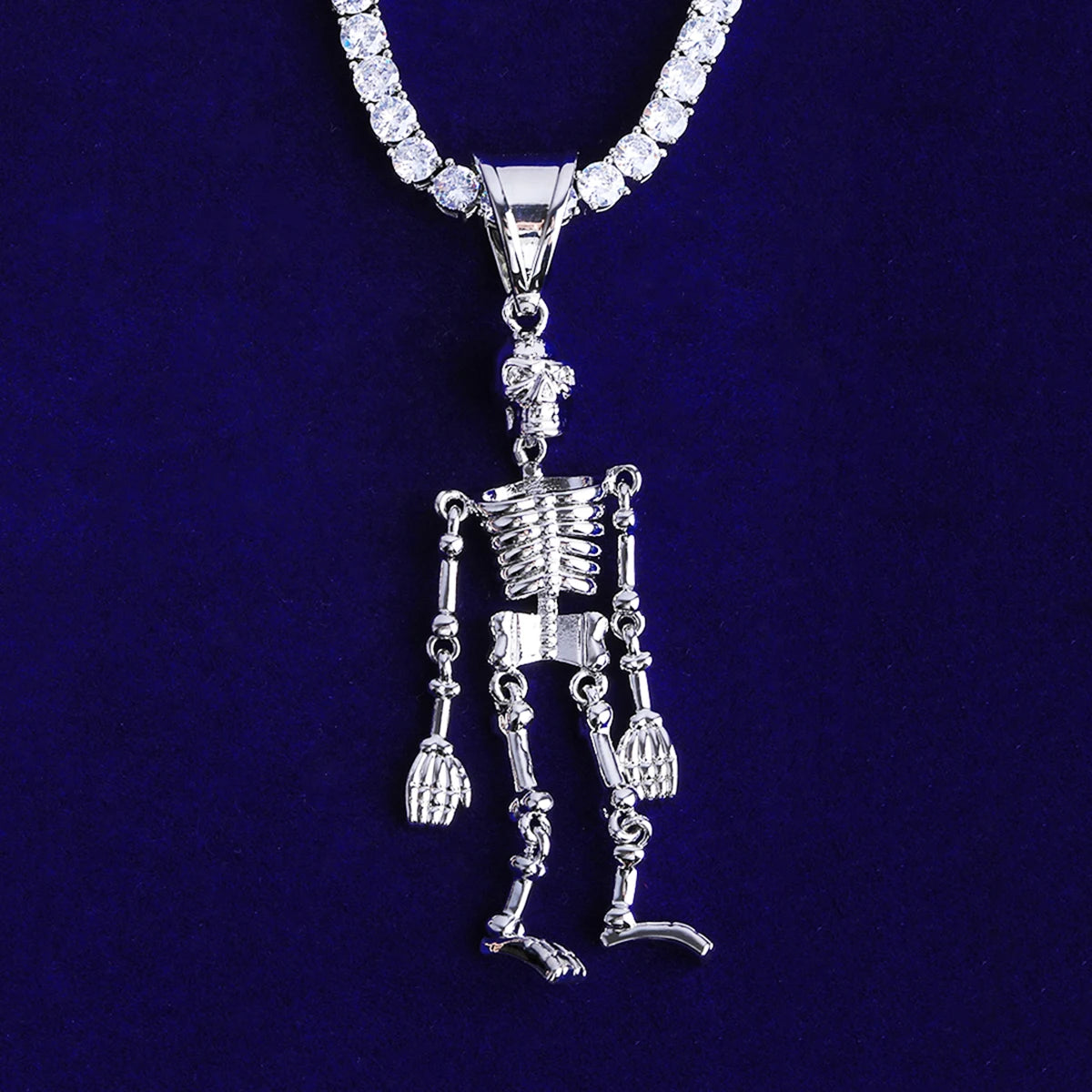Bone Daddy | Steam Punk Style Mechanical Look Skeleton Hip Hop Pendant