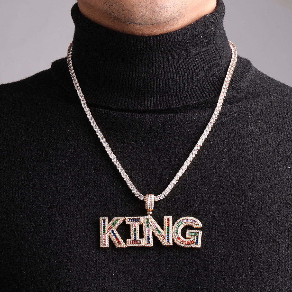 Candy Crushed | Ice VVS Diamond CZ Baguette Stone Custom Hip Hop Pendant