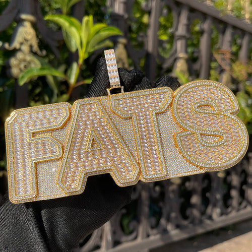HeavySet | Iced Custom Made Baguette Initial Letter Blinged Out Hip Hop Pendants