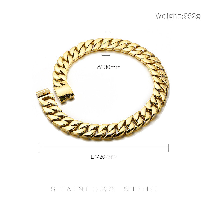 The Titan | Men's Big Boy 31mm Stainless Steel Hip Hop Cuban Link Chain